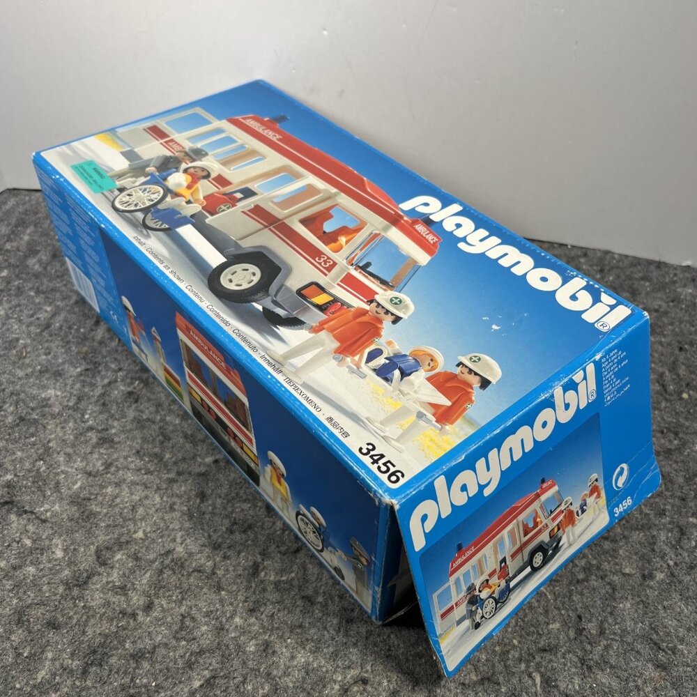 PLAYMOBIL 3456 AMBULANCE MADE IN GERMANY 1992 NIOB - Picture 9 of 15